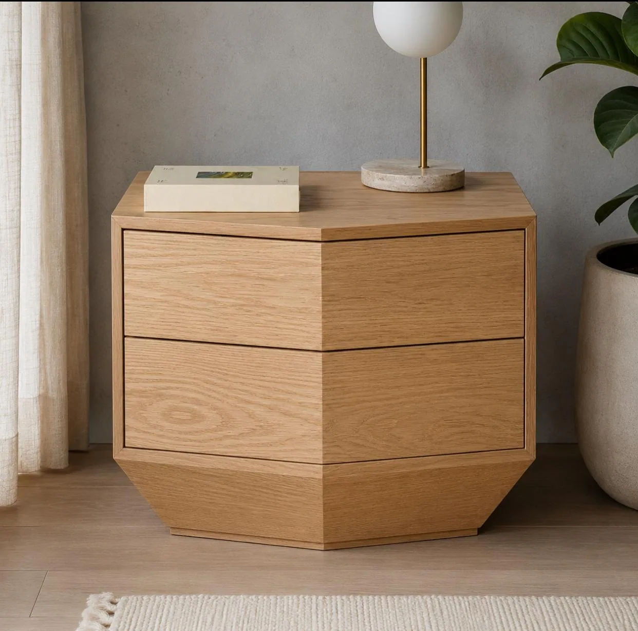 Mesa de Luz Geométrica — Kiri macizo